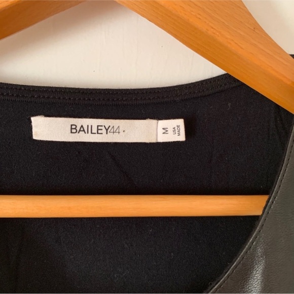 Bailey 44 Black Fitted Crop Tank Top - Picture 5 of 6
